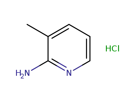Molecular Structure of 32654-40-3 (3-METHYL-PYRIDIN-2-YLAMINE HCL)