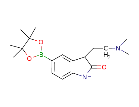 3-(2-dimethylamino-ethyl)-5-(4,4,5,5-tetramethyl-[1,3,2]dioxaborolan-2-yl)-1,3-dihydro-indol-2-one