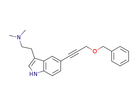 {2-[5-(3-benzyloxy-prop-1-ynyl)-1H-indol-3-yl]-ethyl}-dimethyl-amine