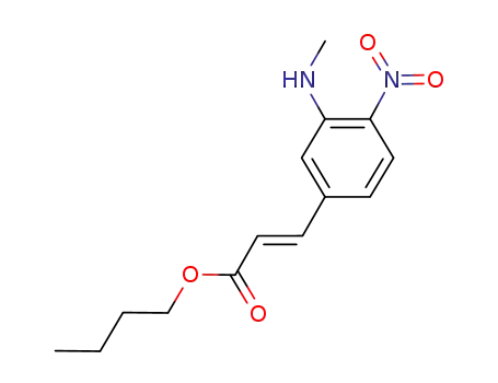 n-butyl (E)-3-[4-nitro-3-(methylamino)phenyl]prop-2-enoate