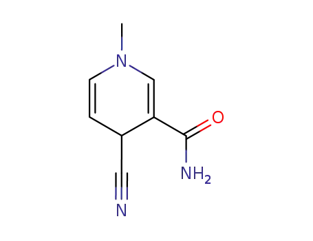 Molecular Structure of 19432-60-1 (3-Pyridinecarboxamide,4-cyano-1,4-dihydro-1-methyl-(9CI))