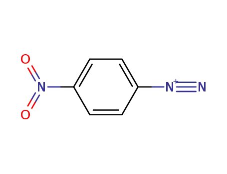 Molecular Structure of 14368-49-1 (4-nitrobenzenediazonium)