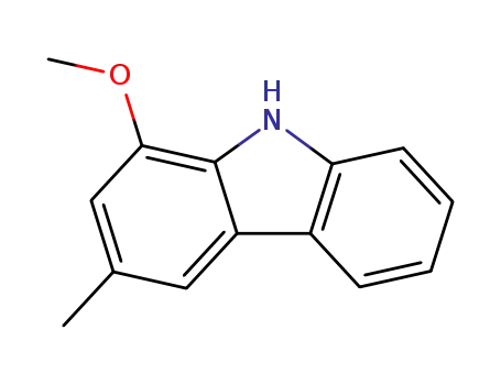 Molecular Structure of 4532-33-6 (1-Methoxy-3-Methylcarbazole)