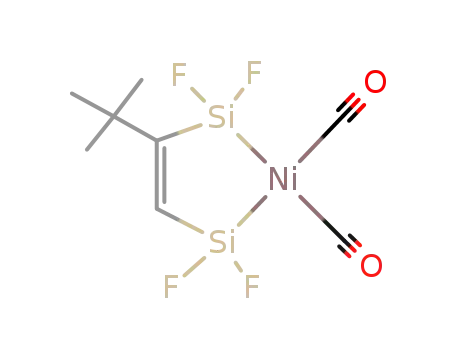 (F2Si(t-Bu)C=CHSiF2)Ni(CO)2