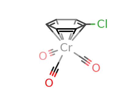 Molecular Structure of 12082-03-0 (Chromium, tricarbonyl(h6-chlorobenzene)-)