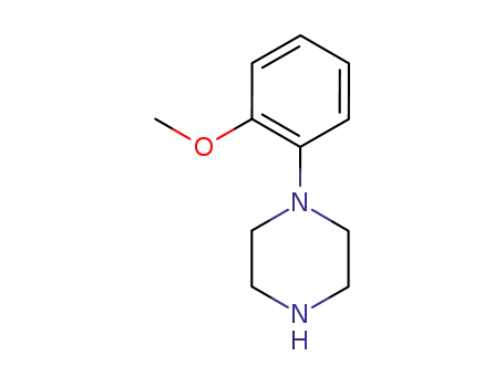 Molecular Structure of 35386-24-4 (1-(2-Methoxyphenyl)piperazine)