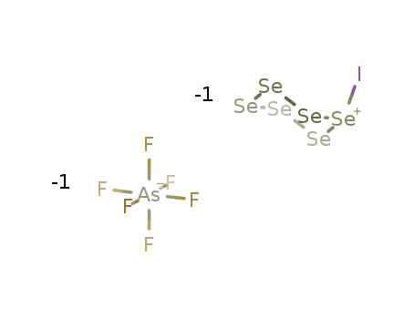 catena-poly{cyclohexaselenium(1+)-4:1-μ-iodo}*n(hexafluoroarsenate)