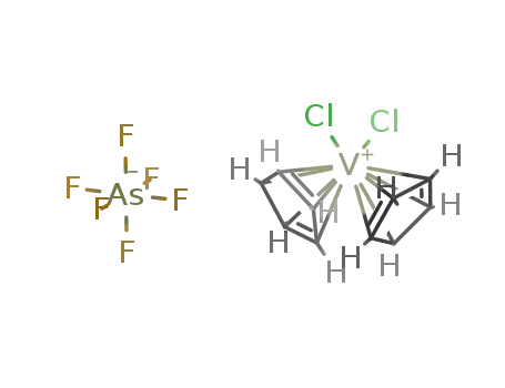 bis(η5-cyclopentadienyl)dichlorovanadium(V)hexafluoroarsenate