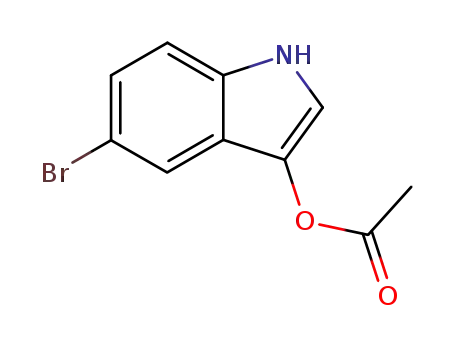 Molecular Structure of 17357-14-1 (3-ACETOXY-5-BROMOINDOLE)