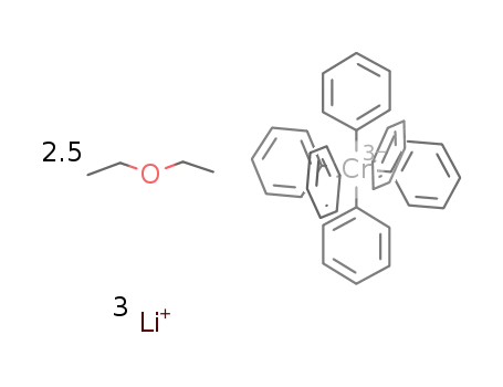 (C6H5)6CrLi3*2.5 diethylether
