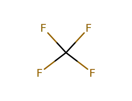 Molecular Structure of 75-73-0 (Carbon tetrafluoride)