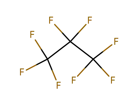 Molecular Structure of 76-19-7 (Perfluoropropane)