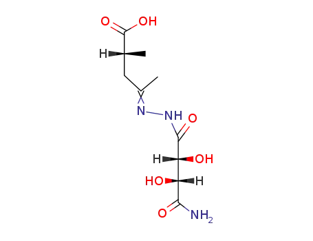 (R)-4-((2R,3R)-3-carbamoyl-2,3-dihydroxy-propionylhydrazono)-2-methyl-valeric acid