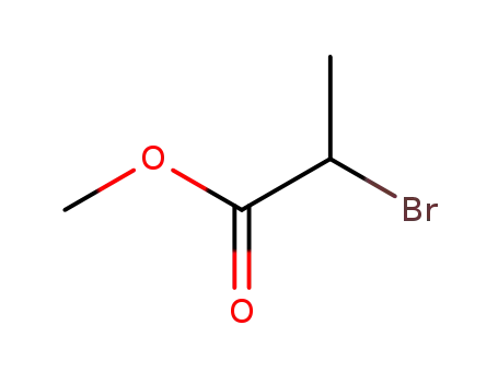 Molecular Structure of 5445-17-0 (Methyl 2-bromopropionate)