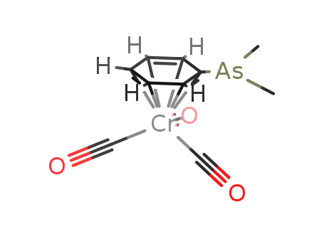 (η6-phenyl)tricarbonylchromium dimethylarsine