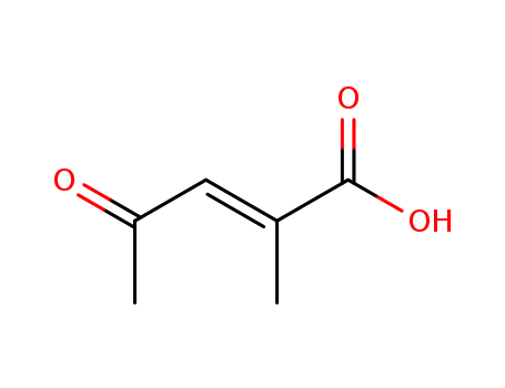 2-PENTENOIC ACID 2-METHYL-4-OXO-,(E)-