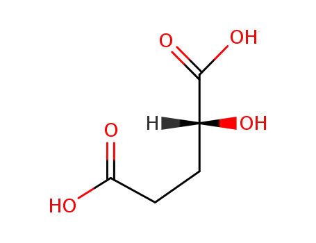 Molecular Structure of 13095-47-1 (2-hydroxypentanedioic acid)