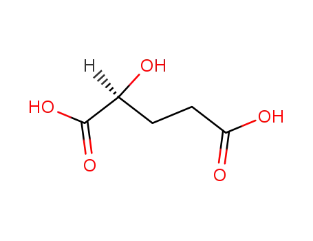 Molecular Structure of 13095-48-2 ((2S)-2-Hydroxypentanedioic acid)