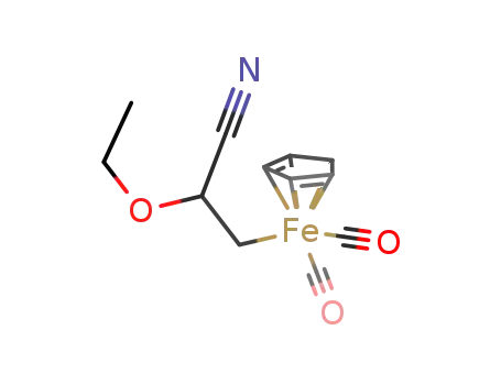 2-cyano-2-ethoxyethyldicarbonyl-η-cyclopentadienyliron(II)