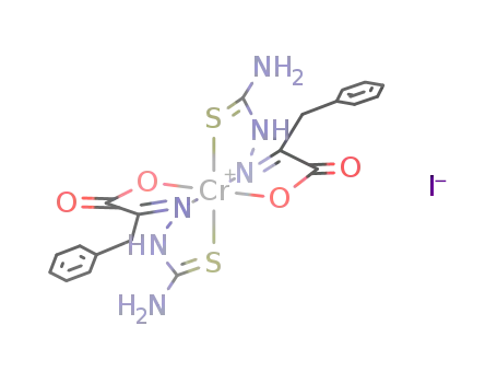 {Cr(phenylpyruvic acid thiosemicarbazone-H)2}I