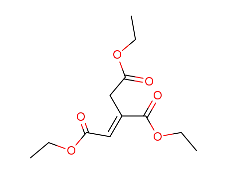 Molecular Structure of 68077-28-1 (1-Propene-1,2,3-tricarboxylicacid, triethyl ester, (E)- (9CI))