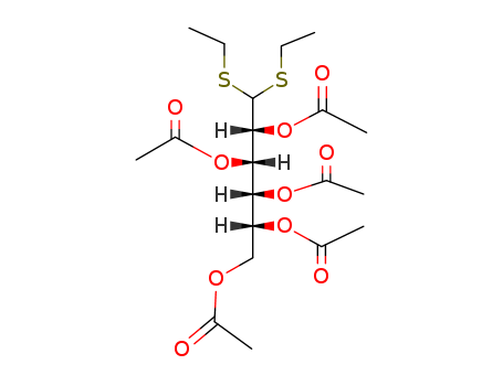 [2,3,4,5-tetraacetyloxy-6,6-bis(ethylsulfanyl)hexyl] acetate cas  4984-72-9