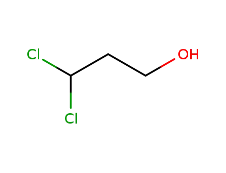 Molecular Structure of 83682-72-8 (3,3-dichloropropan-1-ol)