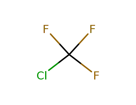 Molecular Structure of 75-72-9 (Chlorotrifluoromethane)