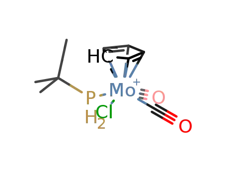 cis-dicarbonyl(chloro)(η5-cyclopentadienyl)(tert-butylphosphine)molybdenum(II)