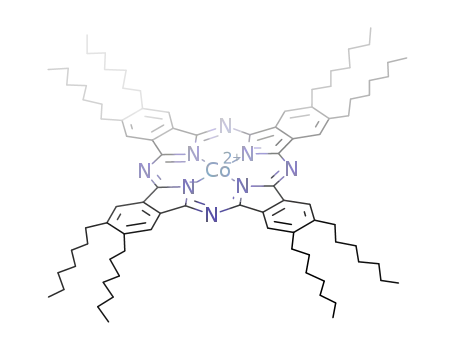 (2,3,9,10,16,17,23,24-octaheptylphthalocyaninato)cobalt(II)