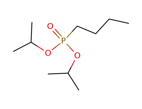 Molecular Structure of 52468-61-8 (Phosphonic acid, butyl-, bis(1-methylethyl) ester)