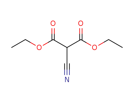 Molecular Structure of 4513-67-1 (diethyl cyanopropanedioate)