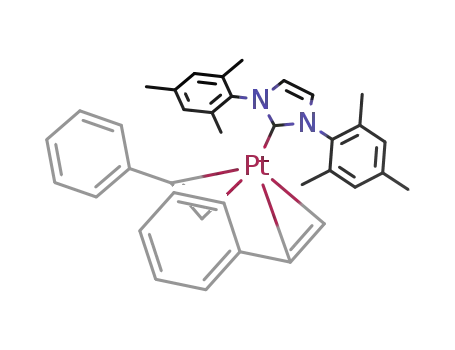 (platinum)(1,3-bis(2,4,6-trimethylphenyl)imidazolin-2-ylidene)(η2-styrene)2