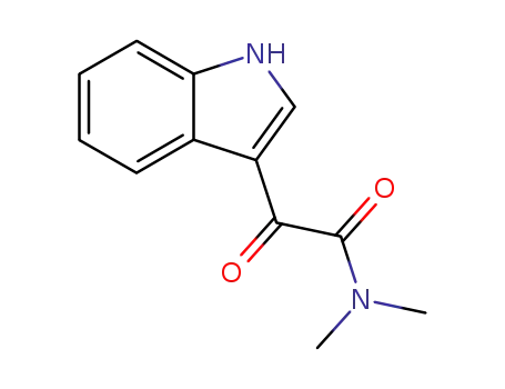 Molecular Structure of 29095-44-1 (INDOLE-3-(N,N-DIMETHYL)GLYOXYLAMIDE)