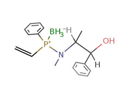 (RSp)-(N-methyl[(1RS,2SR)-(1-hydroxy-1-phenylprop-2-yl)]amino)phenyl-(vinyl)phosphine borane