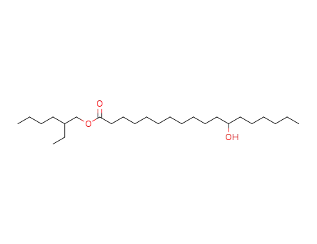 Molecular Structure of 29710-25-6 (2-ethylhexyl 12-hydroxyoctadecanoate)