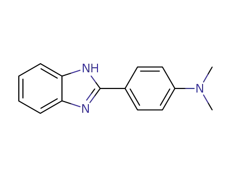Molecular Structure of 2562-71-2 (2-(P-N,N-DIMETHYLAMINOPHENYL)-1H-BENZOIMIDAZOLE)