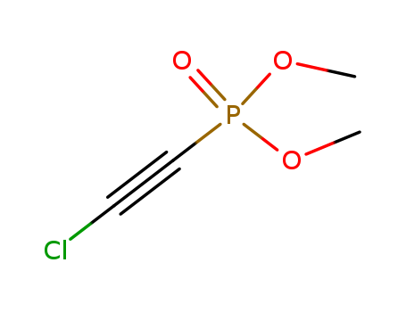 Molecular Structure of 19519-59-6 (Phosphonic acid, (chloroethynyl)-, dimethyl ester)