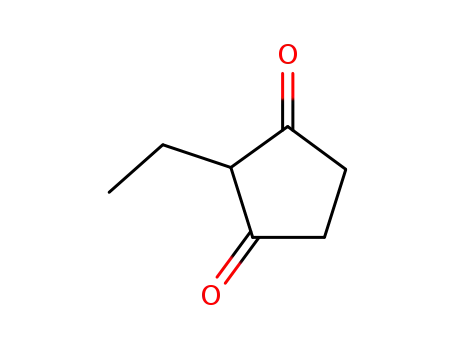 Molecular Structure of 823-36-9 (2-Ethyl-1,3-cyclopentanedione)