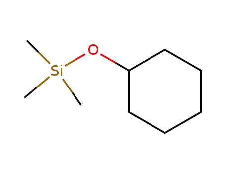Molecular Structure of 13871-89-1 (Trimethyl(cyclohexyloxy)silane)