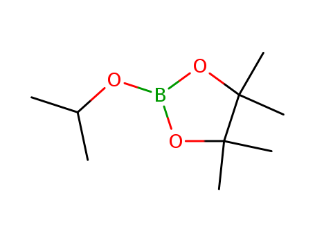 61676-62-8,2-Isopropoxy-4,4,5,5-tetramethyl-1,3,2-dioxaborolane,Boric acid,cyclic tetramethylethylene isopropyl ester (7CI);2-Isopropoxy-4,4,5,5-tetramethyl-1,3,2-dioxaborolane;4,4,5,5-tetramethyl-2-(1-methylethoxy)-1,3,2-dioxaborolane;Isopropoxy4,4,5,5-Tetramethyl-1,3,2-dioxaborolane;Isopropyl pinacol borate;Isopropoxyboronic acid pinacol ester;