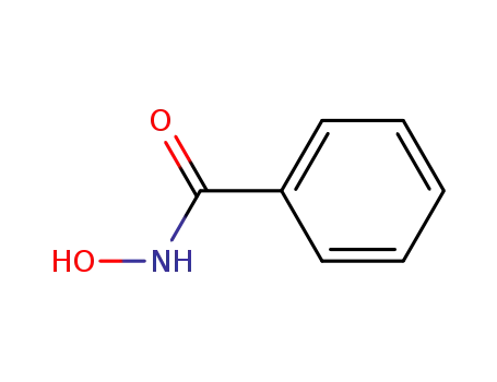 Molecular Structure of 495-18-1 (Benzohydroxamic acid)