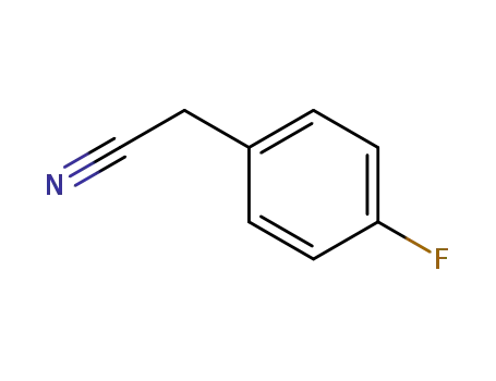 Molecular Structure of 459-22-3 (4-Fluorophenylacetonitrile)