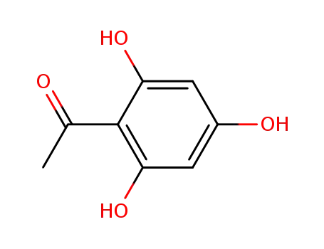 Molecular Structure of 480-66-0 (2',4',6'-Trihydroxyacetophenone monohydrate)