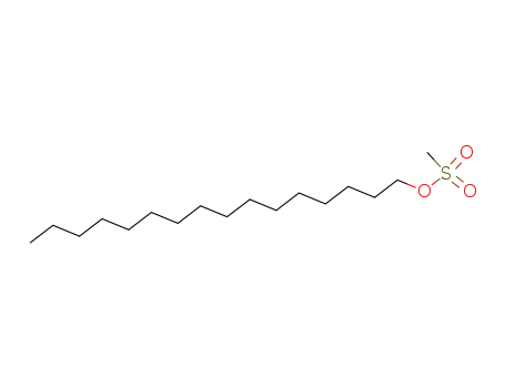 Molecular Structure of 20779-14-0 (HEXADECYL METHANESULFONATE))