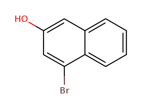 Molecular Structure of 5498-31-7 (4-bromonaphthalen-2-ol)