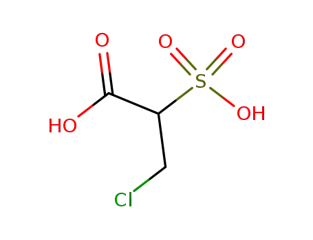 Propanoic acid, 3-chloro-2-sulfo-