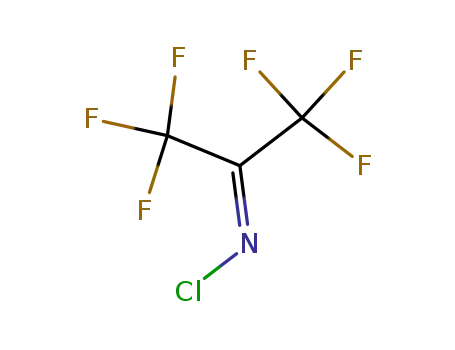 Molecular Structure of 10181-78-9 (2-Propanimine, N-chloro-1,1,1,3,3,3-hexafluoro-)