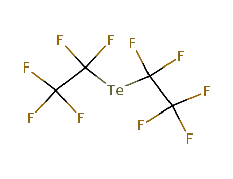 Molecular Structure of 41055-97-4 (Ethane, 1,1'-tellurobis[1,1,2,2,2-pentafluoro-)