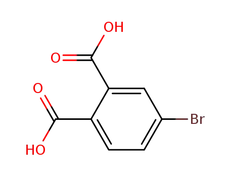 Molecular Structure of 6968-28-1 (4-Bromophthalic acid)